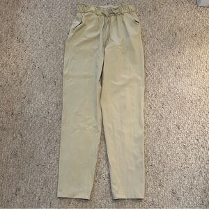 Beige/khaki lululemon pants